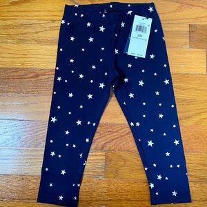 Ralph Lauren Navy Star Leggings 2T NWT